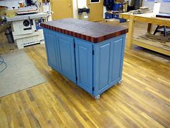 Image result for Free Standing Butcher Block Island