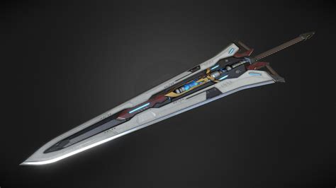 Sci-fi Great Sword - Download Free 3D model by Kai Xiang (@kirikom9000 ...