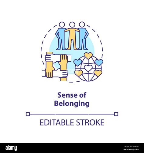 Sense of belonging concept icon Stock Vector Image & Art - Alamy