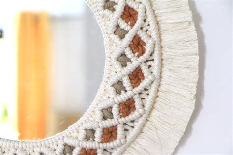 Image result for Boho Macrame Mirror Tutorial