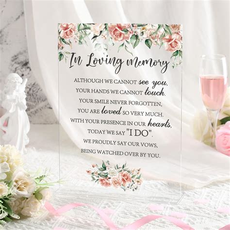 Wedding memorial sign 60 photos - Astyledwedding.com