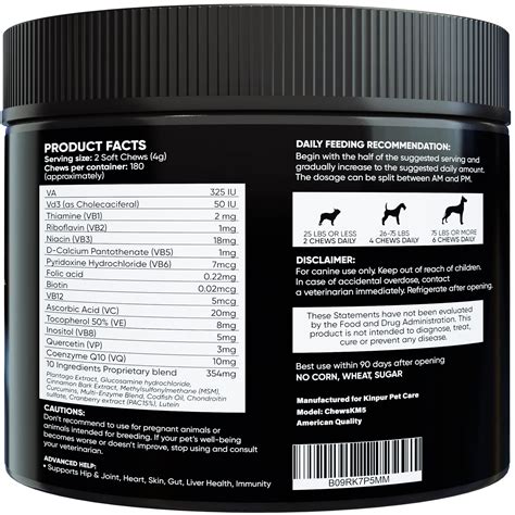 Buy 15-in-1 Dog Multivitamin Supplements - Immunity, Digestion, Joint ...