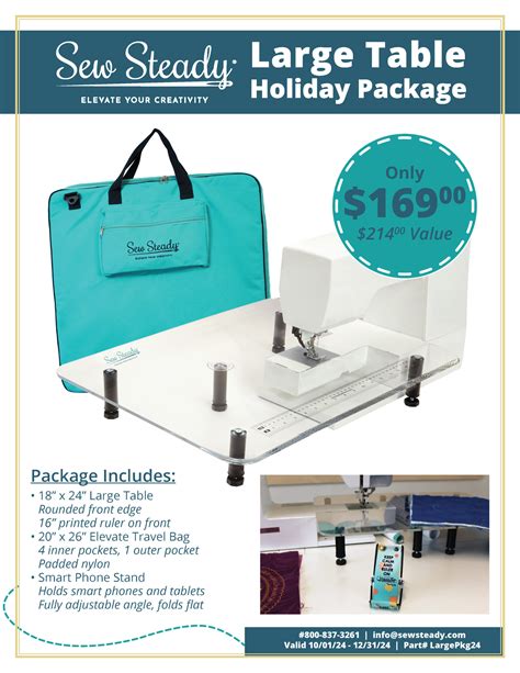 Sew Steady Extension Tables & Cabinet Insets Sew Steady