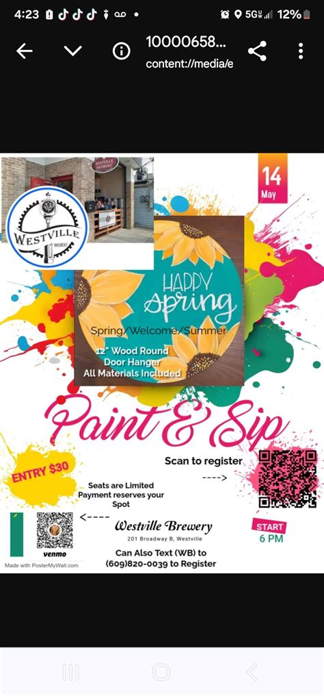 Westville Brewery Paint & Sip, Westville Brewery, 14 May 2025 | AllEvents