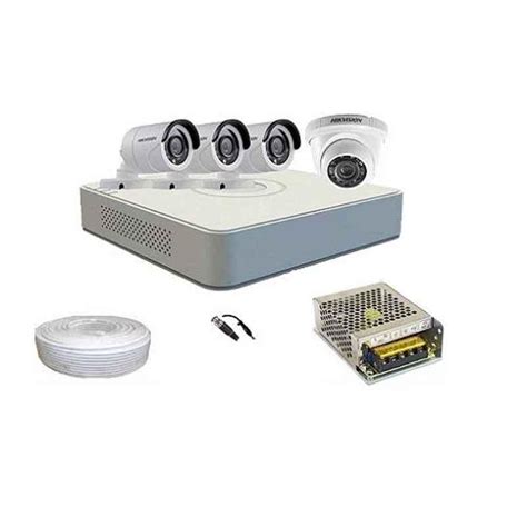 Buy Hikvision 1+3 Dome & Bullet CCTV Camera Set with 4 Ch DVR ...