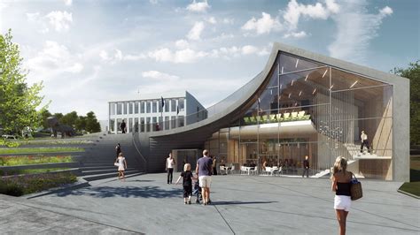 Community Center With Town Hall - Picture gallery 1 | Town hall, Community halls, Architecture today