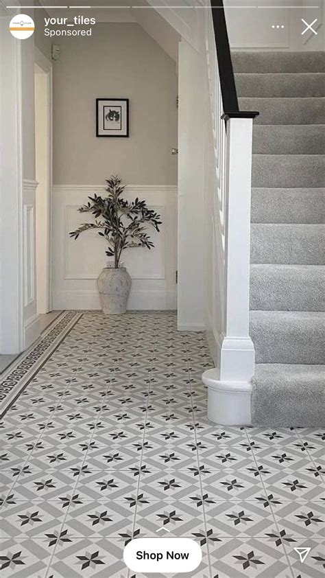 Pin on House ideas | Victorian hallway, Tiled hallway, Hallway designs