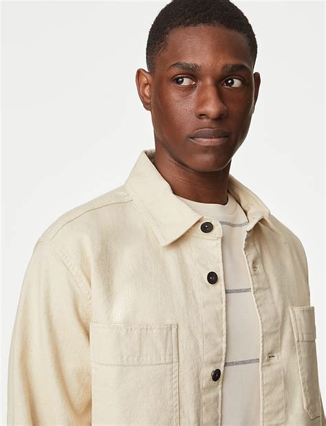 Buy Denim Overshirt at Marks & Spencer