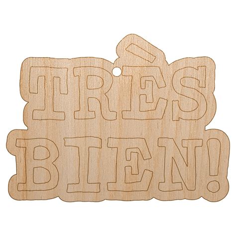 Tres Bien French Very Good Unfinished Craft Wood Holiday Christmas Tree ...