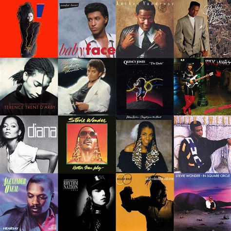 CLASSIC 80's R&B Album Cover Art Collage Kit (DIGITAL DOWNLOADS) 50 Pcs ...
