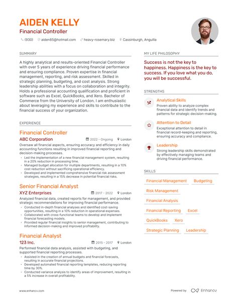 Image result for Controller Resume Examples