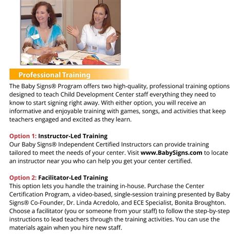 Early Childhood Educator Training | Childcare Training Certification by Baby Signs®