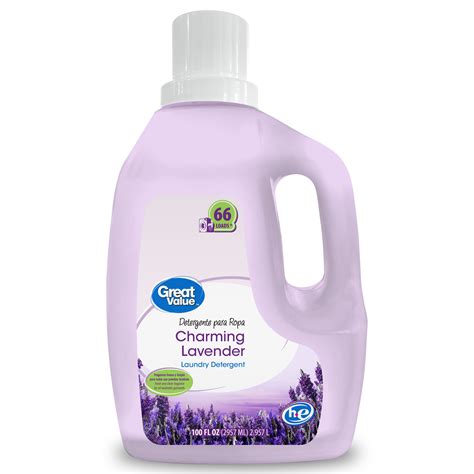 PR Great Value Laundry Detergent Charming Lavender 100 fl oz - Walmart.com