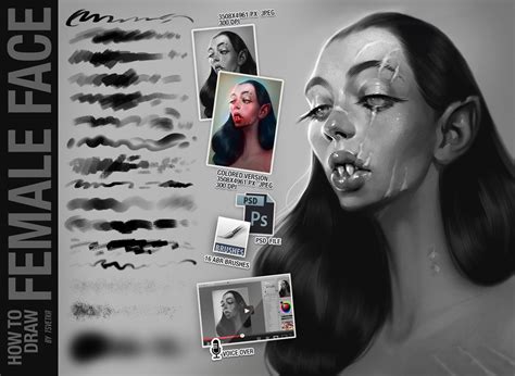 Image result for Drawing Female Face Tutorial