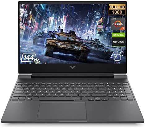 Newest HP Victus Gaming Laptop, 15.6" FHD IPS 144Hz Display, AMD Ryzen ...