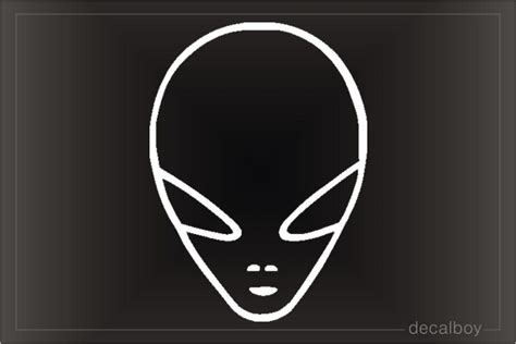 Image result for Alien Head Decal