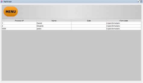 How to Set Data in Table in Java GUI 的图像结果