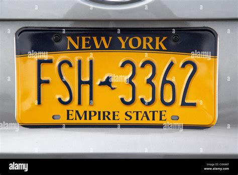 New York State License Plate High Resolution Stock Photography and ...