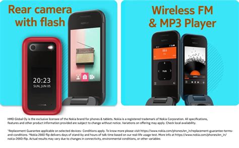 Nokia 2660 Flip 4G Volte keypad Phone with Dual SIM, Dual Screen ...