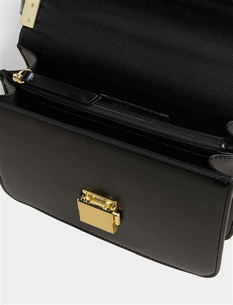 Buy Faux Leather Cross Body Bag at Marks & Spencer