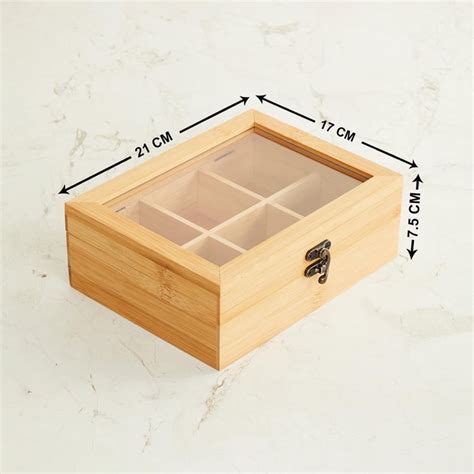 Buy Regan Bamboo Compartment Box from Home Centre at just INR 799.0