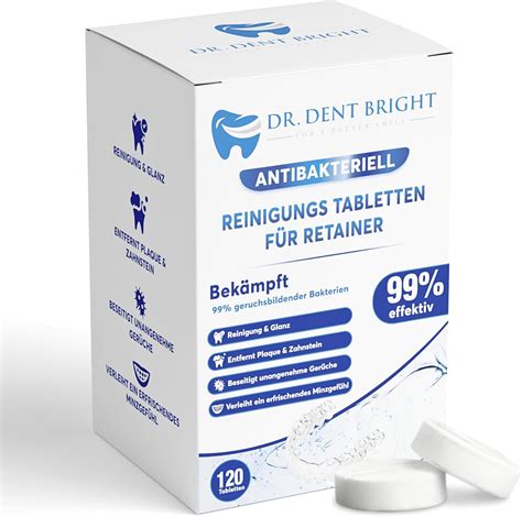 Retainer Cleaning Tablets - Pack of 120 for Clean and Fresh Retainers ...