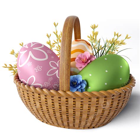 Canastas De Huevos De Pascua PNG, Vectores, PSD, e Clipart Para ...