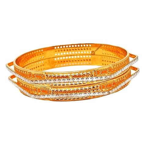 Buy quality 1 gram gold forming hexagon shaped bangles mga - bge0427 in ...