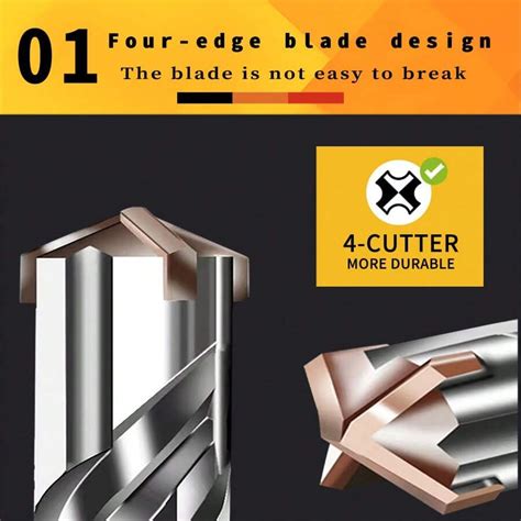 (6-35mm) Broca Rotativa Martelo de Ponta de Carboneto, Única Extensível ...