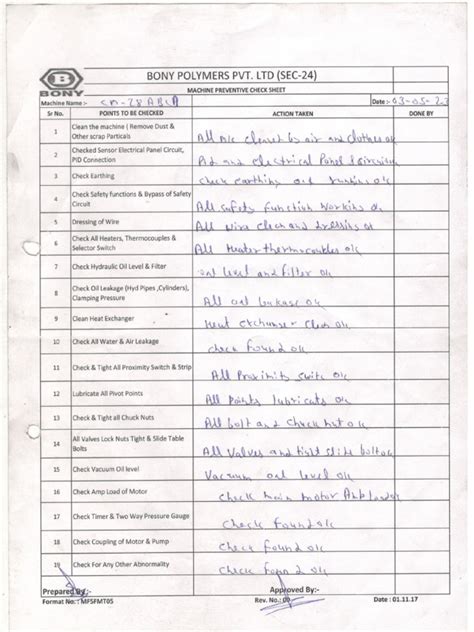 Image result for Copy Machine Check Sheet