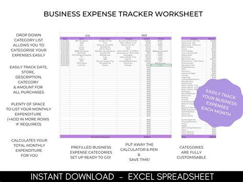 Excel Business Expense Tracker 的图像结果