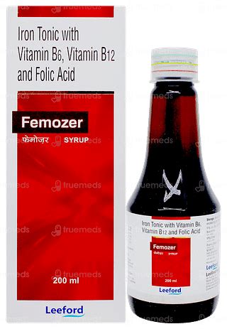 Femozer Syrup 200 Ml - Uses, Side Effects, Dosage, Price | Truemeds