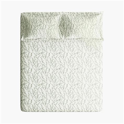 Buy PORTICO Melange Cotton 300TC Printed 3Pcs King Fitted Bedsheet Set ...