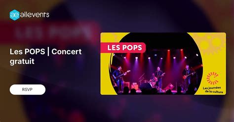 Les POPS | Concert gratuit, La Factrie, Espace culturel, Valleyfield ...