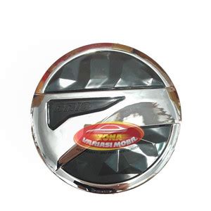 Jual Tank Cover Tutup Tangki Bensin Honda Brio Hitam Chrome Model Fitt ...