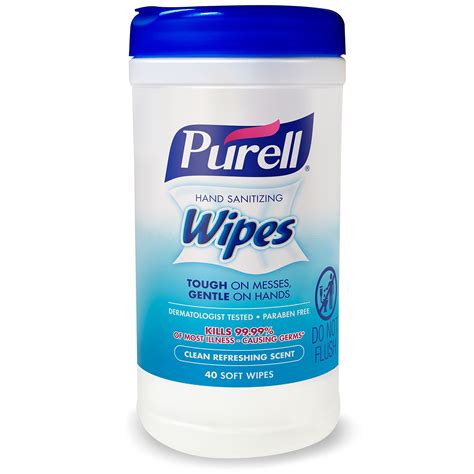Purell Hand Sanitizing Wipes, 40 CT