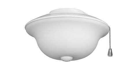 NuTone LK20FWWH Traditional Bowl Light Kit Frosted White Glass | Build.com