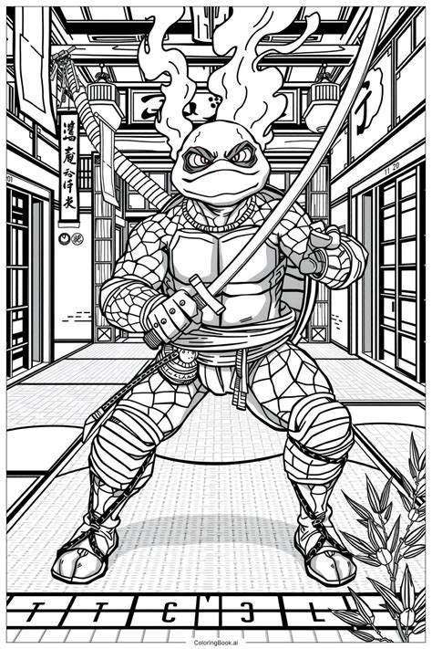 Teenage Mutant Ninja Turtles Coloring Pages Free Printable - Totally ...