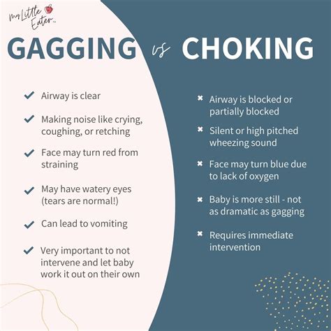 The Lowdown On Baby Gagging And Choking - My Little Eater