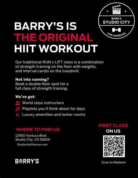 Get On The List for Barrys Studio City - Studio City, CA Patch