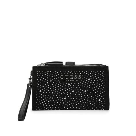 Buy Guess Black Embellished Sandria Boxed Bi-Fold Wallet Online