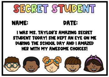 Image result for Secret Student
