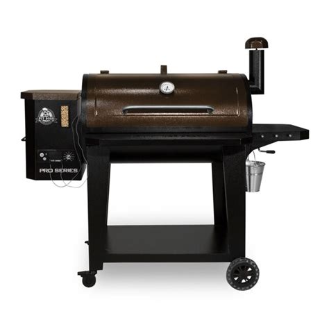 Pit Boss Wood Pellet Pro 1100-Sq. in Black Pellet Grill in the Pellet ...