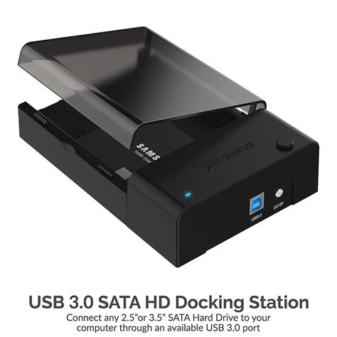 Buy SABRENT USB 3.0 to SATA External Hard Drive Lay Flat Docking ...