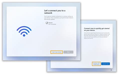 Image result for Skip Internet Connection Windows 11