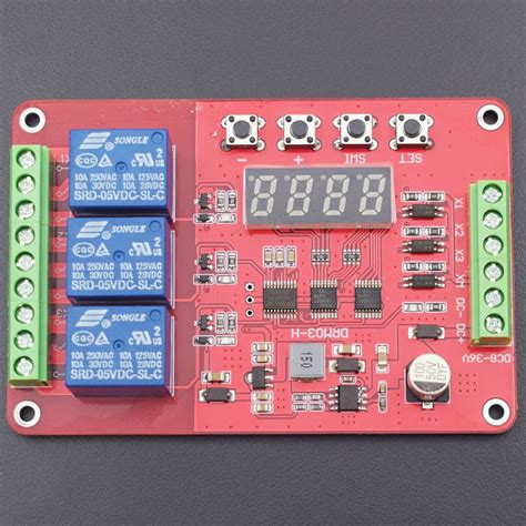 Multifunction Self-Lock Relay Cycle Timer Module PLC – REES52