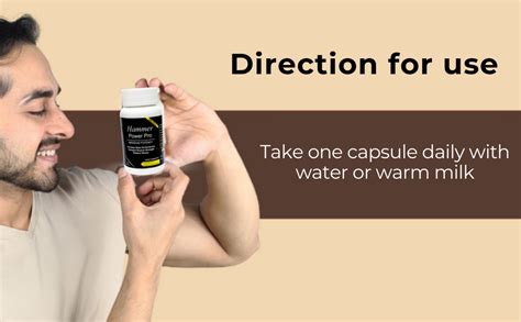 Buy Hammer Power Pro Male Health Natural Capsules with Shilajit ...