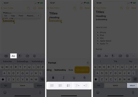 Cómo modificar el estilo de fuente en la aplicación Notas para iPhone ...