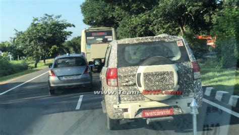 2020 Mahindra TUV300 Plus facelift spotted testing again - Overdrive