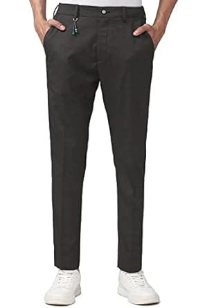Buy Peter England Men's Regular Casual Pants (PCTFSCTF191331_Grey_38 ...
